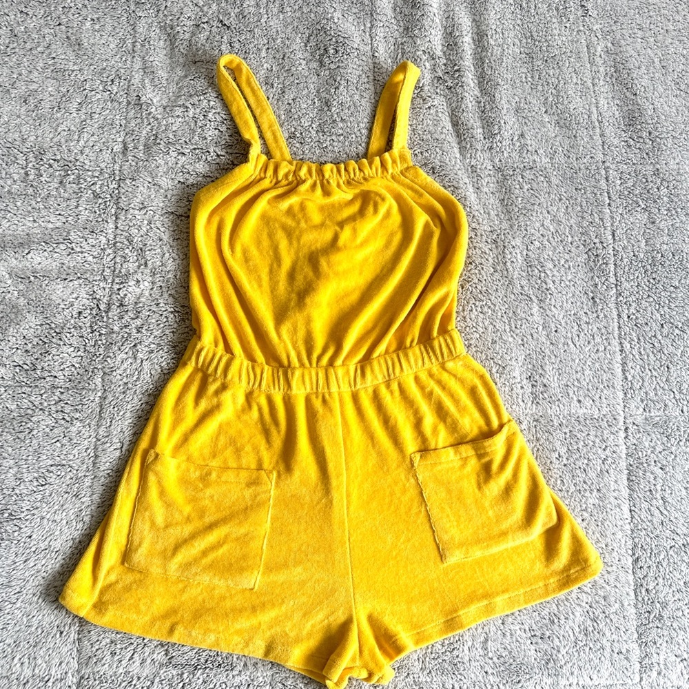 Zara Sunny Yellow Romper size medium